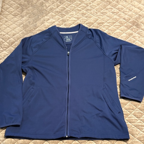 WonderWink Women's Navy Jacket - Picture 1 of 5